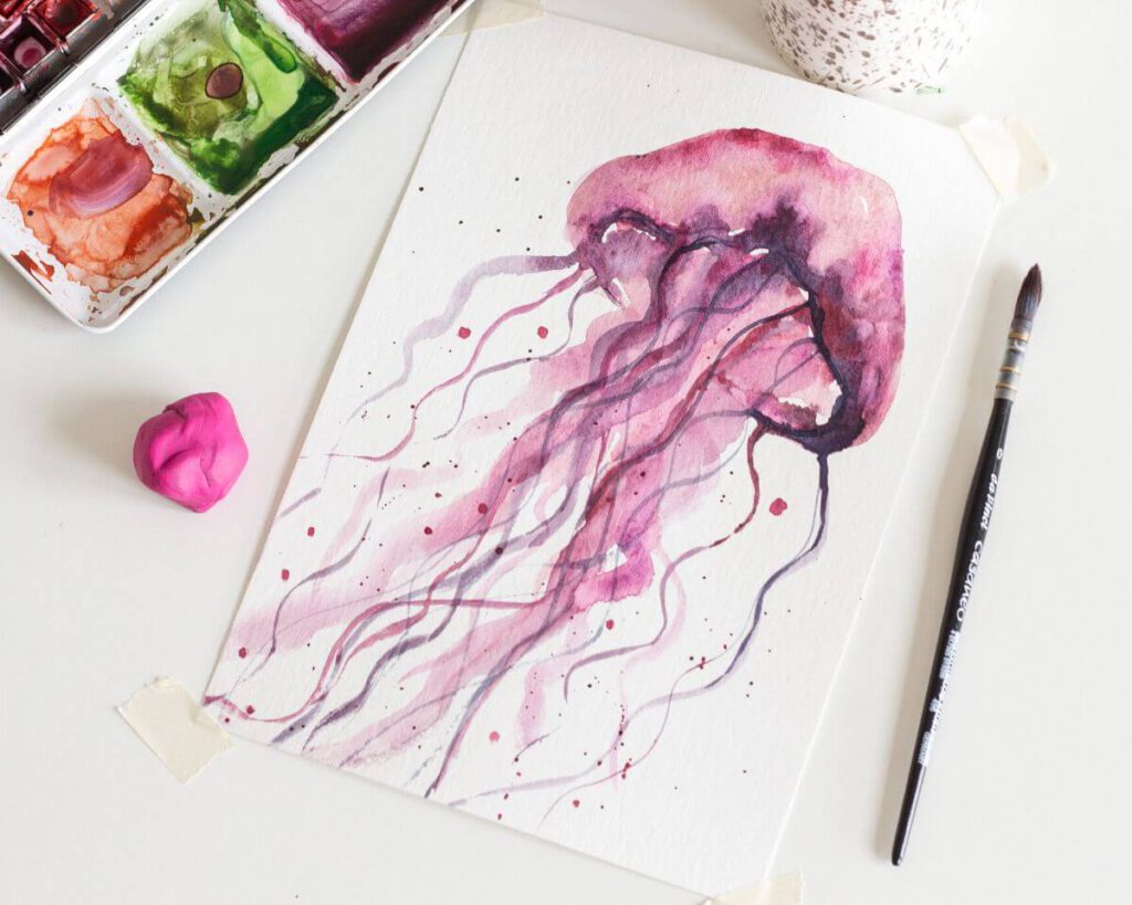 Aquarell Malideen: 10 einfache Motive für Anfänger