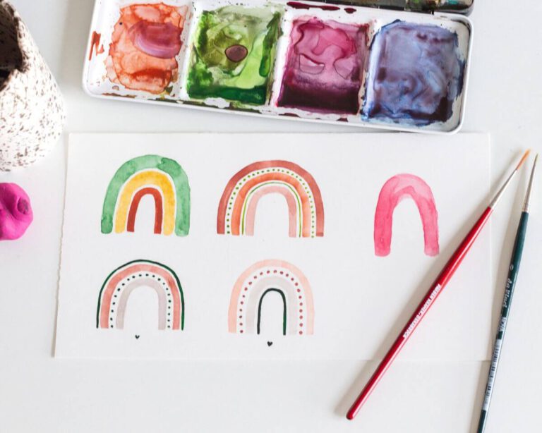 Aquarell Malideen 10 einfache Motive für Anfänger