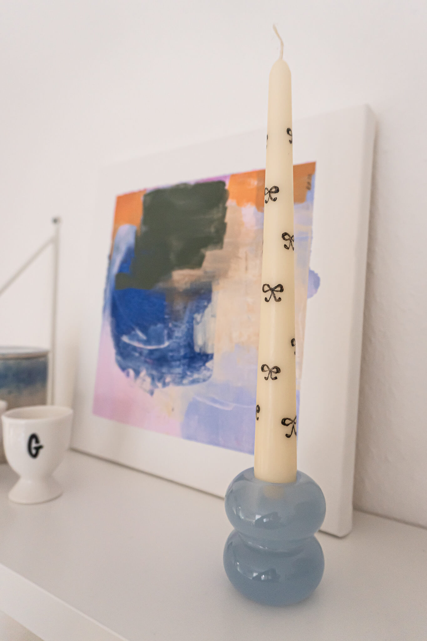 Kerzen bemalen 10 einfache Ideen