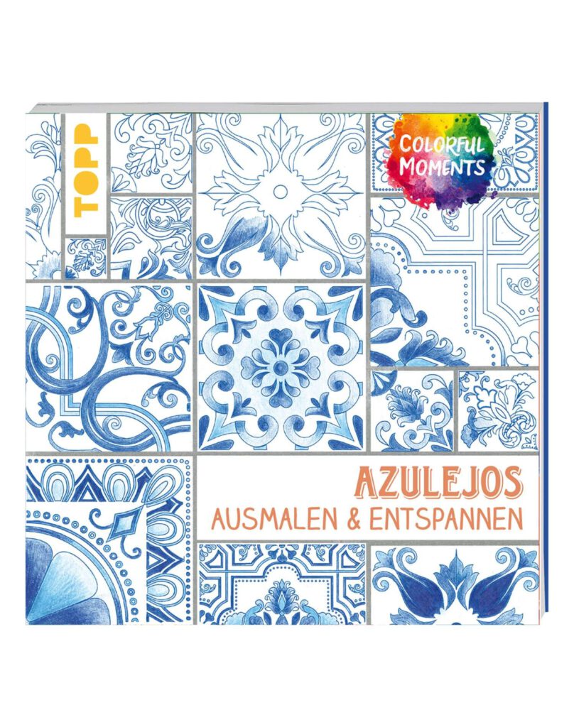 Buch zum Ausmalen Azulejos